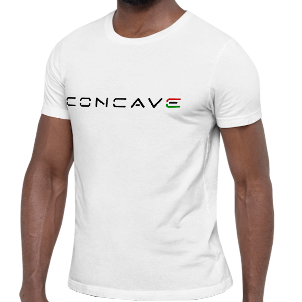 WHITE TEE - Concave Africa