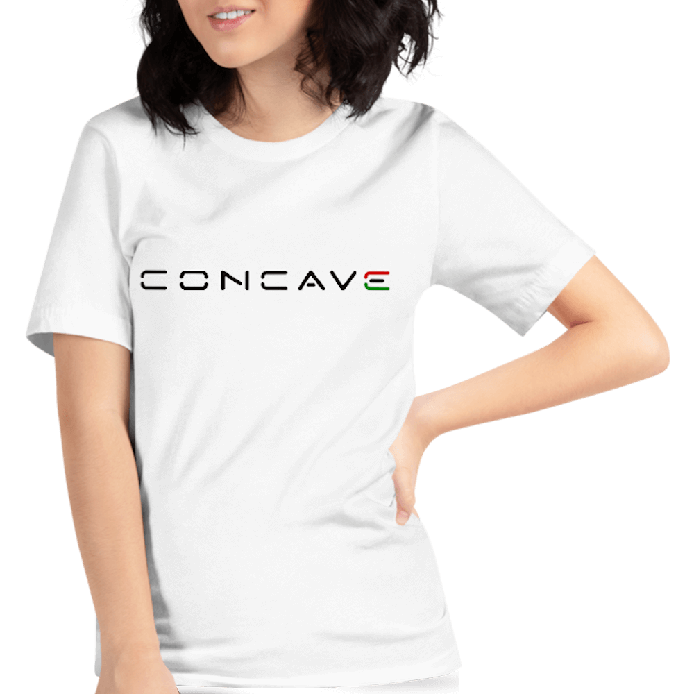 WHITE TEE - Concave Africa