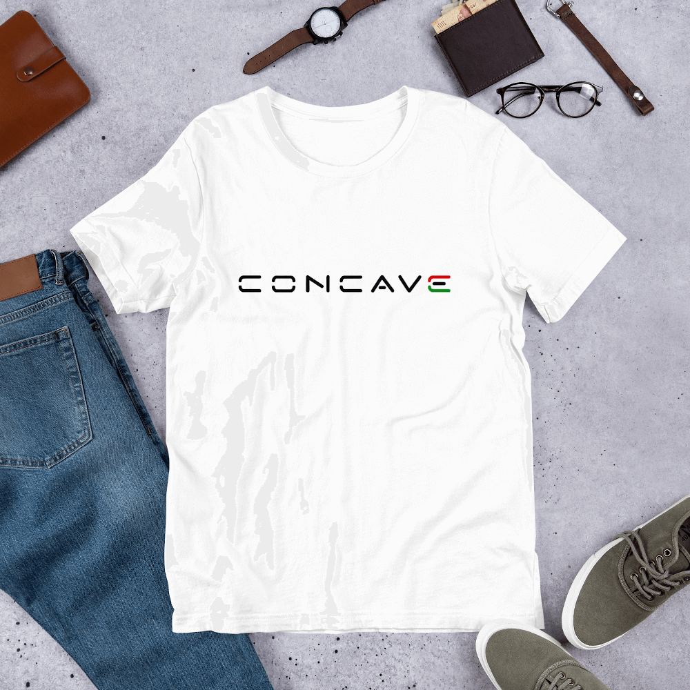 WHITE TEE - Concave Africa